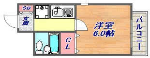 神戸リブプレイス深江南の物件間取画像